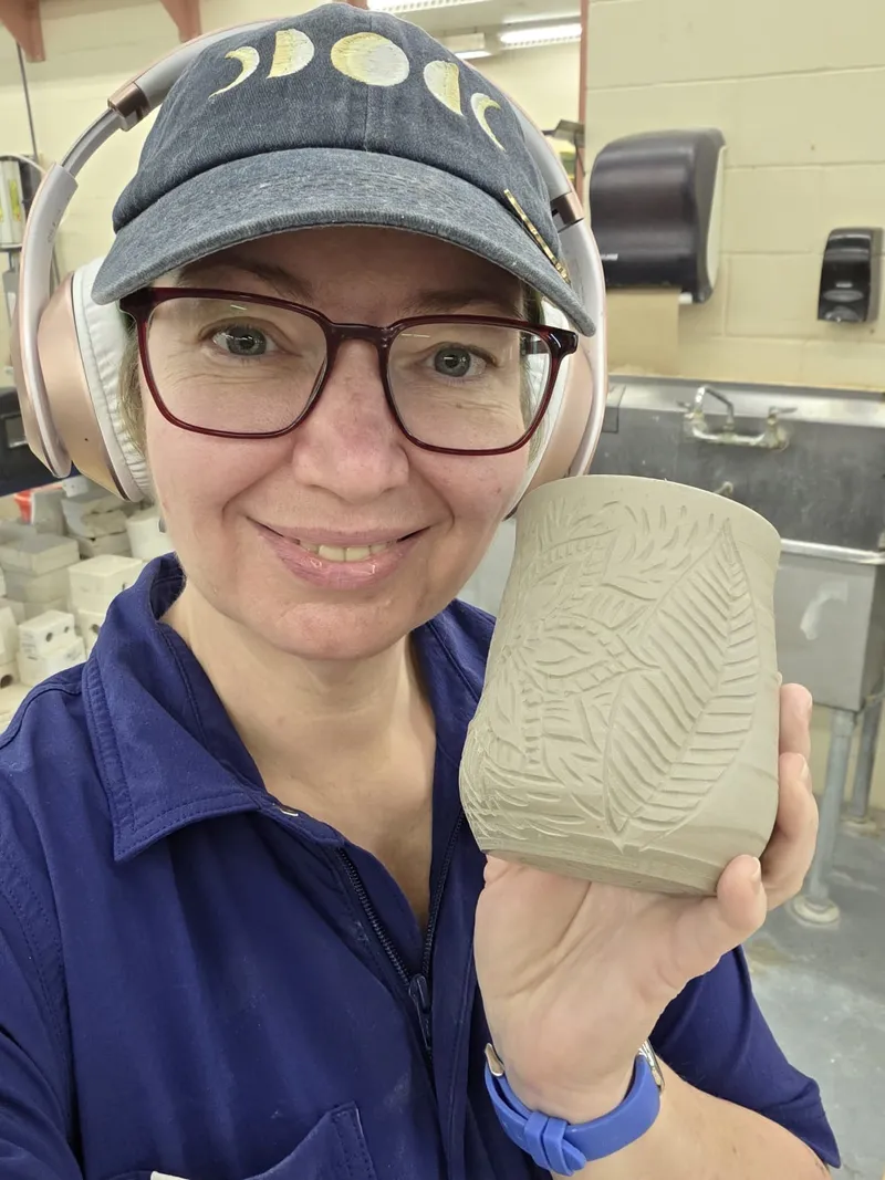 Crystal O'Neil, artist behind Moon Spirit Pottery